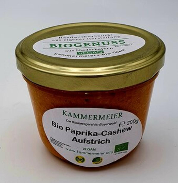 Produktfoto zu Bio Paprika-Cashew Aufstrich